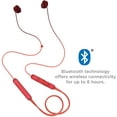 thumbnail image 3 of TCL Bluetooth Sports In-Ear Headphones, Sunset Orange, SOCL200BTOR, 3 of 5