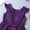 Purple, variant on iEFiEL Flower Girls Bridesmaid Flower Dress Fly Sleeves V Back Satin Birthday Party Dress