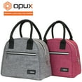 thumbnail image 7 of OPUX Insulated Lunch Box Women, Lunch Bag Tote Girls Kids Teen Adult, Cute Soft Lunch Cooler Container Work School, Reusable Thermal Food Meal Prep Organizer Lunch Pail Travel Beach, Heather Pink, 7 of 7