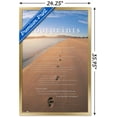 thumbnail image 3 of Footprints in the Sand Wall Poster, 22.375" x 34" Framed, 3 of 4