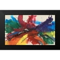 thumbnail image 2 of Goldberger, Jennifer 24x16 Black Modern Framed Museum Art Print Titled - Twisting Rainbow II, 2 of 5