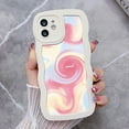 thumbnail image 3 of Funda Love Heart Curly Wave para iPhone 15 Fundas iPhone 11 12 13 14 16 Pro Max 7 8 Plus SE X XR XS Funda suave a prueba de golpes, 3 of 5