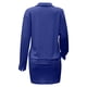 thumbnail image 5 of Cárdigan de cuello vuelto de manga larga de Color sólido a la moda para mujer, vestido informal de un solo pecho, conjunto de dos piezas Wmkox8yi bvn3924, 5 of 6
