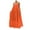 Orange 1, variant on Womens Sexy Sleeveless Spaghetti Strap Dress Ruched Ruffle Hem Beach Loose Long Maxi Swing Dress Plus Size