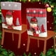 thumbnail image 1 of Fundas para respaldos de sillas de Navidad, fundas para sillas de mesa de comedor, fundas de felpa para sillas de Navidad, Papá Noel, muñeco de nieve, reno para decoración navideña, fiesta de Navidad,, 1 of 5