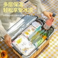 thumbnail image 2 of Picnic Blankets Portable Outdoor Portable Beach Mat Insulation Basket Picnic Accessories Folding Blanket Easy to Carry, 2 of 7