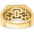 thumbnail image 5 of 14K Yellow Gold Lab Grown Diamond Men's Ring - Ring Size 10.0-9.6gm, 5 of 8