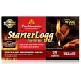 thumbnail image 2 of Pine Mountain StarterLogg Select-A-Size Firestarting Blocks, 24 Starts Firestarter Wood Fire Log for Campfire, Fireplace, Wood Stove, Fire Pit, Indoor & Outdoor Use, 2 of 8