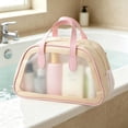 thumbnail image 6 of Clear Waterproof Travel Bag Transparent Makeup Organizer with Handle Large Capacity Portable Toiletry and Cosmetic Wash Bag for Travel, 6 of 6