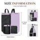 thumbnail image 5 of Mochila de Playa YUHAN PRETTY con Bolsillo Húmedo y Cordón de Malla, Impermeable para Hombre y Mujer (Morado), 5 of 6