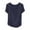 CC22-Dark Blue, variant on Lumtrix Sleep Shirts for Women - Pajama Tops for Women,Modal Scoop Neck Solid Color Pajamas Top Loungewear Black L