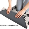 thumbnail image 3 of Pioneer Flower Floral Print Pattern Hot Yoga Mat Towel Non Slip for Hot Yoga - Quick-Drying Yoga Mat Cover with 4 Corner Pockets with Travel Bag - Hot Yoga Towel Non Slip 74"x26", 3 of 6