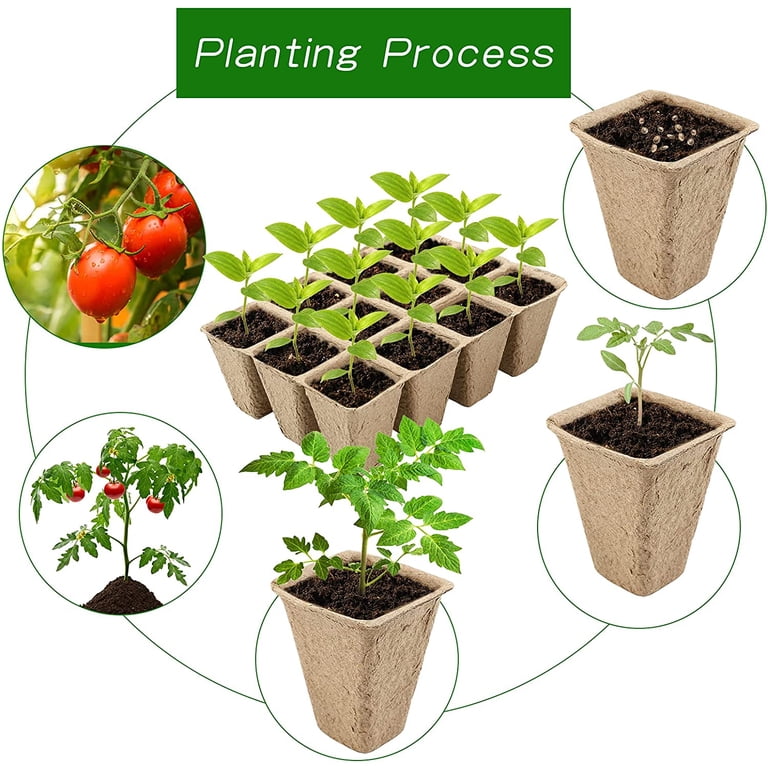 Naler Biodegradable Seed Starter Trays, 14 Pack (168 Cells) photo 3