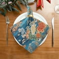 thumbnail image 2 of GZHJMY Flower Painting Cloth Napkins Set of 4,Reusable Washable Polyester Dinner Table Napkins for Kitchen,Dining,Restaurant,Party Decoration, 2 of 7