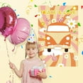 thumbnail image 6 of Hxezoc Pin the Peace Sign on the Hippie Van Groovy Party Game with 32 Stickers 29" x 19" Poster, 6 of 6