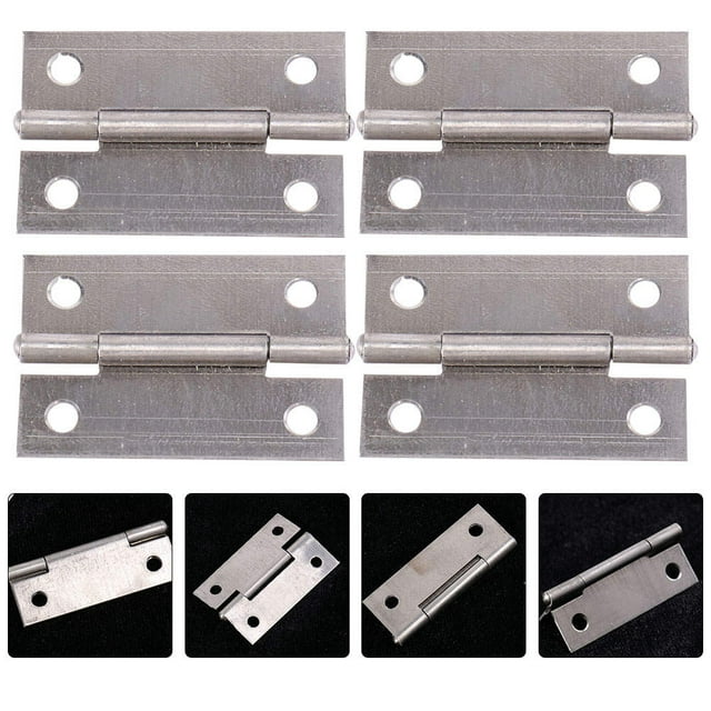 OUNONA 40Pcs Simple Design Cabinet Hinges Metal Hinges for Home Use