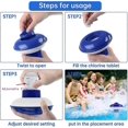 thumbnail image 3 of Pool Float Chlorine Diffuser for Swimming Pool, Adjustable Bromine Diffuser Spa Chlorine Dispenser Swimming Pool Accessory Suitable for Spa Jacuzzi Ou, 3 of 5