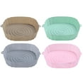 thumbnail image 1 of Reusable Silicone Liners for Air Fryer - Round & Non-Stick Baking Pans, 1 of 5