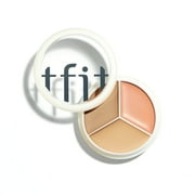TFIT Cover Up Pro Concealer - 3 shades concealer - Full Coverage Concealer for Dark Circles & Blemish, Lightweight (02 WARM)