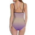 thumbnail image 3 of UTSJKR Women's Slip One Piece Bathing Suit Backless Sport Training Swimwear Gradient Tummy Control Slimming Athletic Swimsuits Beige 8, 3 of 3