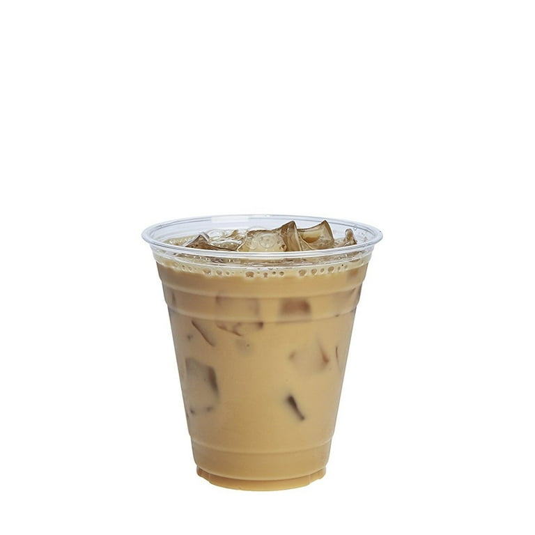 Comfy Package 12 Oz Clear Plastic Cups Disposable Iced Coffee Cups