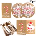 thumbnail image 1 of 150PCS Christmas Gift Tag Creative Lovely Hanging Tag Marking Tag with String, 1 of 10