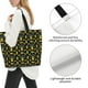 thumbnail image 3 of Balery Pineapple Bolsa Tote Estilo Estético con Cremalleras, Bolsa de Hombro, Bolsa de Compras Grande y Plegable, 3 of 8