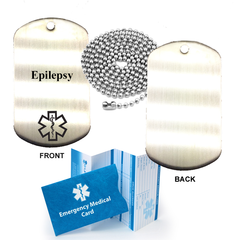 epilepsy dog tag