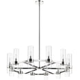 thumbnail image 3 of 12 Light Chandelier In Restoration Style-13 Inches Tall And 43.5 Inches Wide-Polished Nickel Finish Z-Lite 4008-12Pn, 3 of 8
