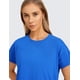 thumbnail image 4 of Remera CRZ YOGA Crop Top de Algodón Pima Azul Talle M, 4 of 5
