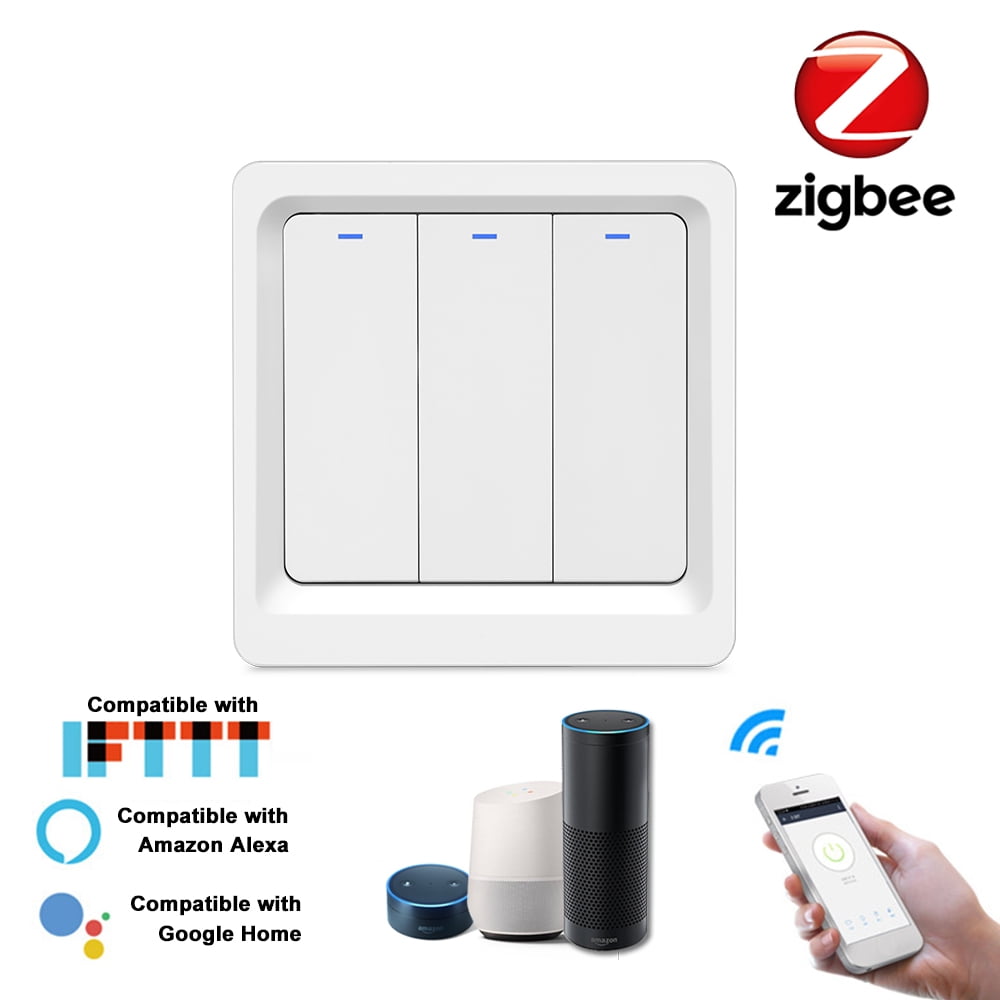 Zigbee Smart Light Switch Push Button Smart Life/Tuya APP ...