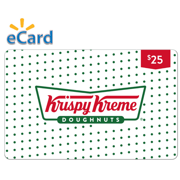 Krispy Kreme 25 Gift Card (Email Delivery)