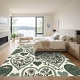 thumbnail image 3 of ODIKA 4' x 6' Machine Washable Non-Slip Area Rug, cottagecore floral High Traffic Rug, Green, 1141630, 3 of 7