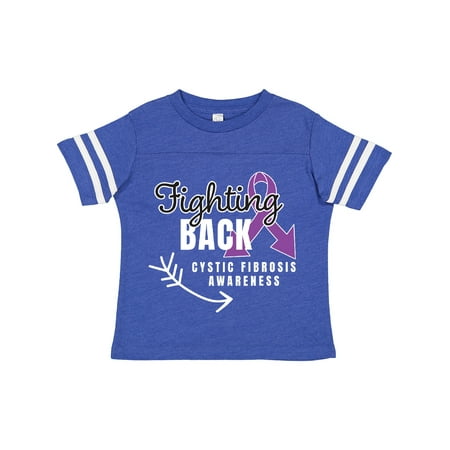 

Inktastic Cystic Fibrosis Awareness Fighting Back with Arrow Gift Toddler Boy or Toddler Girl T-Shirt