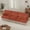 Red+Brown, variant on MAYEERTY 135 Inch Chesterfield Sofa, 4-Seater Modular Couch with Tassel, Solid Wood Base for Living Room Home Lounge Space