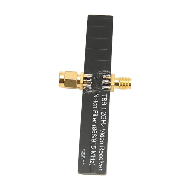 Filtro De Muesca Del Receptor De Video, Mejora La Recepción De Video Puerto SMA De 1.2 GHZ 868/915 MHz Filtro De Muesca De Alimentación De Video Separado Para Receptor De Video