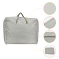 thumbnail image 3 of Unique Bargains Foldable Clothes Storage Bags with Handles Grey 23.5*19.5*11in, 3 of 7
