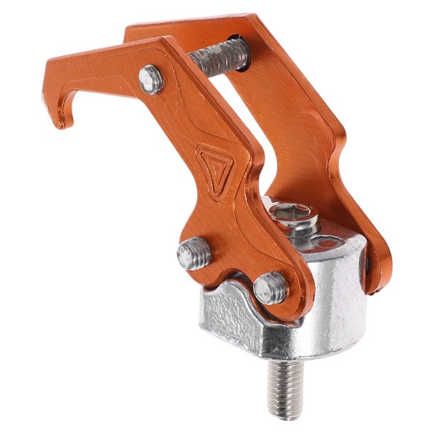 Gancho colgante para motocicleta, forma de garra, soporte para casco y equipaje para scooters y bicicletas, naranja, longitud 62mm