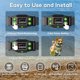 thumbnail image 5 of Valla inalámbrica GPS para perros, collar eléctrico recargable con 3 modos de entrenamiento, alcance de 25 a 999 yardas, sistema de contención invisible e impermeable IPX7, 5 of 8