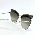 thumbnail image 2 of MIU MIU 56T NOIR MU56TS Silver Crystal Pave Strass Rimless Runway Sunglasses, 2 of 6