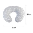 thumbnail image 2 of Almohada de lactancia, soporte para la cabeza y el cuerpo del bebé para amamantar y sentarse, 2 of 5