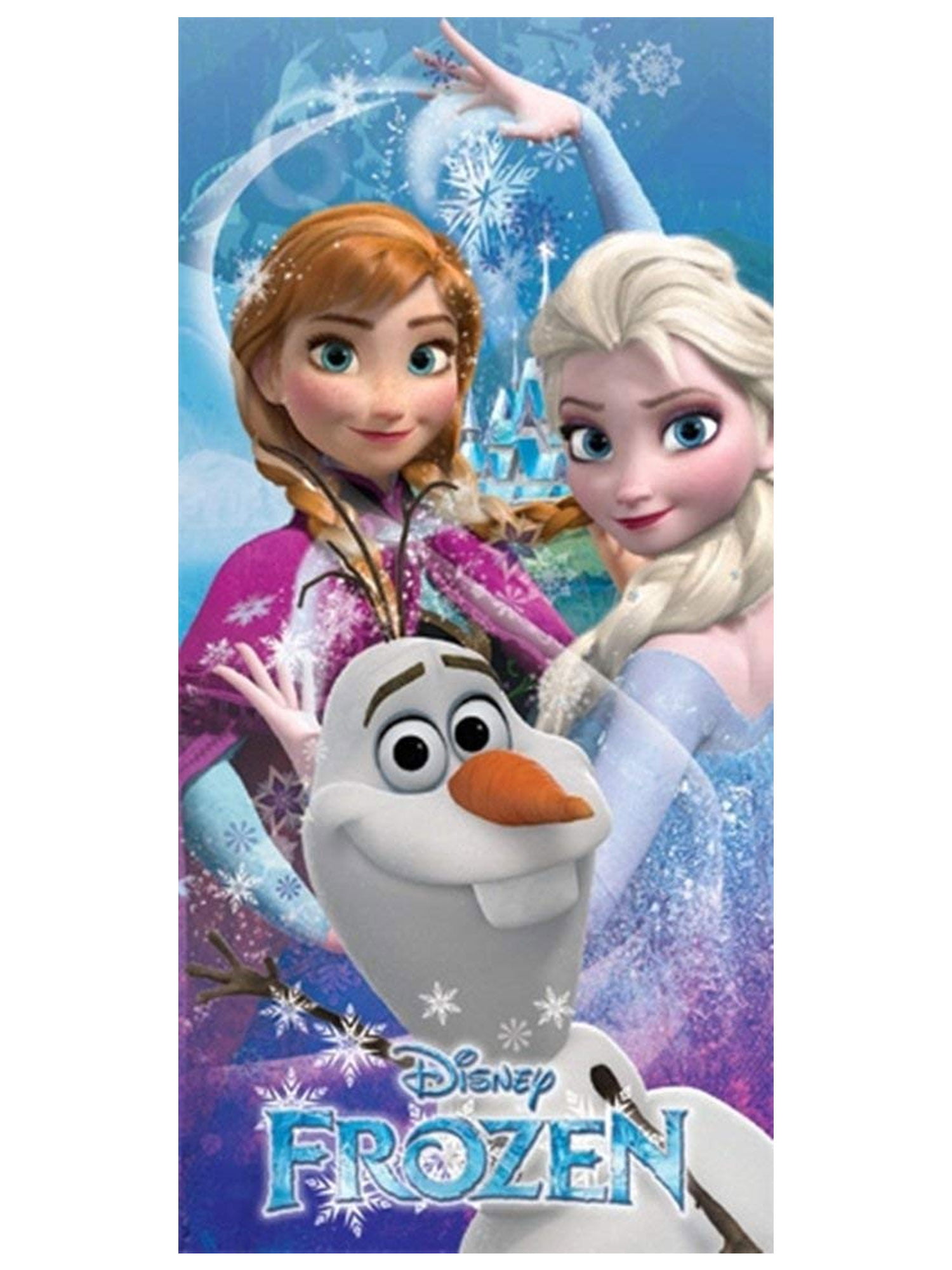 Disney Frozen Anna & Elsa 100% Cotton Beach Towel brand new 