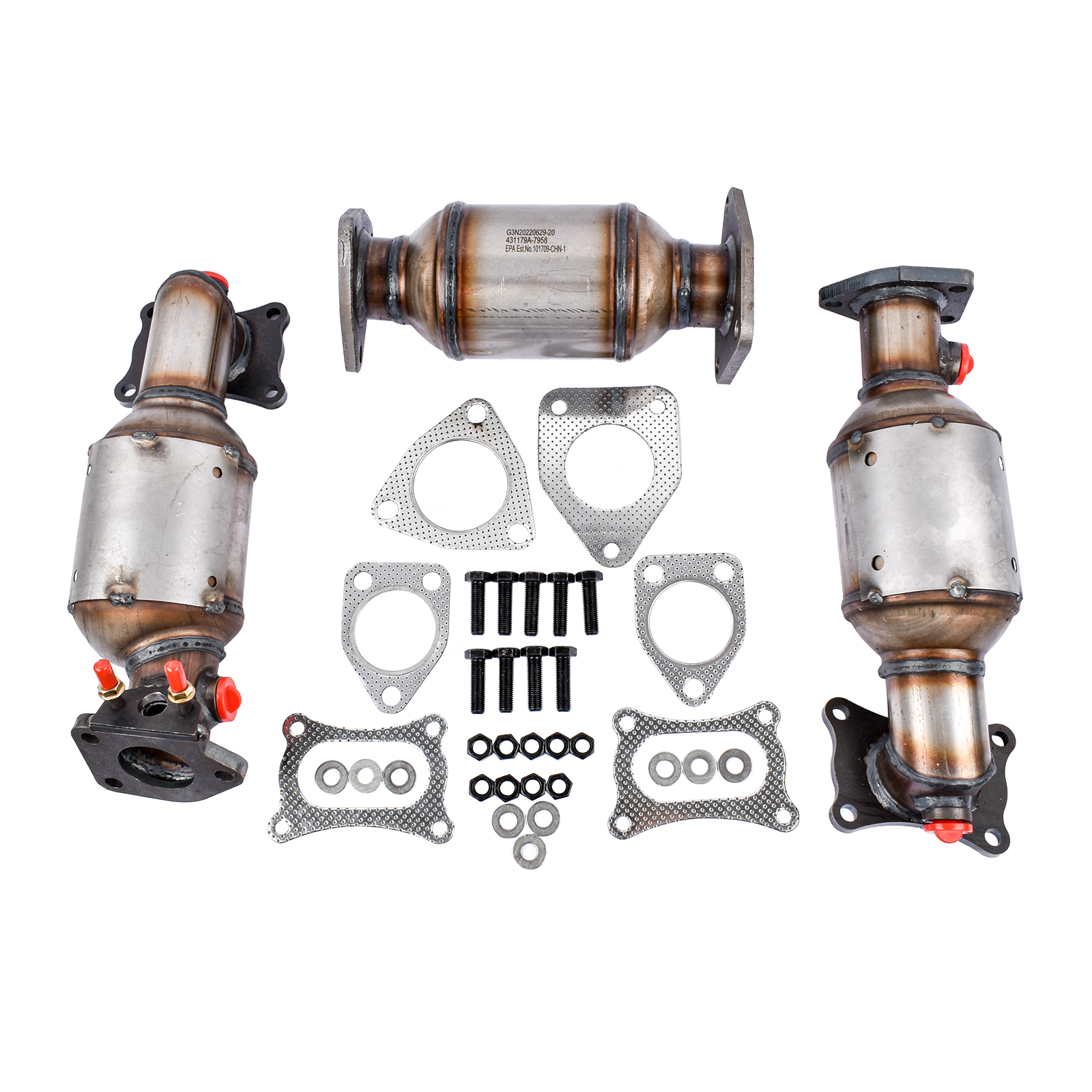 Complete Catalytic Converters Set 451314513216447 for HONDA PILOT 3.5L 20092015
