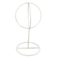 thumbnail image 4 of Ball Hat Stand Hat Rack Wig Holder Storage Display Stand Metal White, 4 of 7