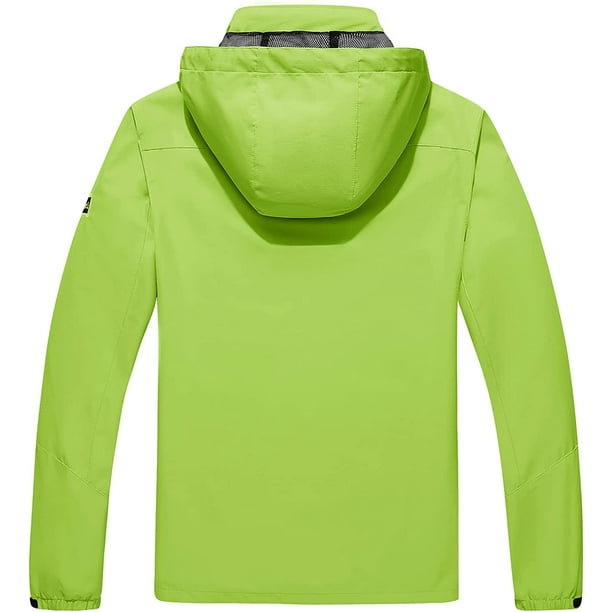 Bright green clearance raincoat