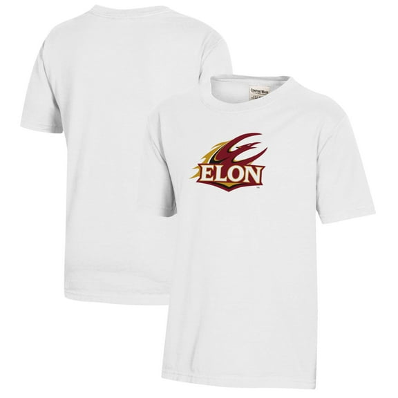 Youth  White Elon Phoenix Logo Comfort Wash T-Shirt