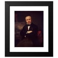 thumbnail image 2 of Ditlev Blunck 12x14 Black Modern Framed Museum Art Print Titled - Portrait of the Painter Anton Melbye (1852), 2 of 5