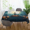 thumbnail image 4 of DEIARA Halloween Skull Theme Square Tablecloth 60×120in Polyester Fabric Tablecloth Washable Dust Resistant Wrinkle Resistant, 4 of 9