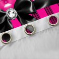 thumbnail image 4 of Manfei Fashion Bow Blackout Curtains Set of 2 (52x84 Each),Geometric Lines Art Curtain, 4 of 6