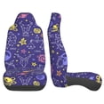 thumbnail image 3 of ZNDUO Graffiti Zodiac Signs Pattern Car Seat Covers, Breathable Polyester Universal Seat Covers for Cars, 2PCS Car Seat Covers Front Seats Only, 3 of 8